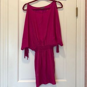 Emerson Thorpe pink silk dress